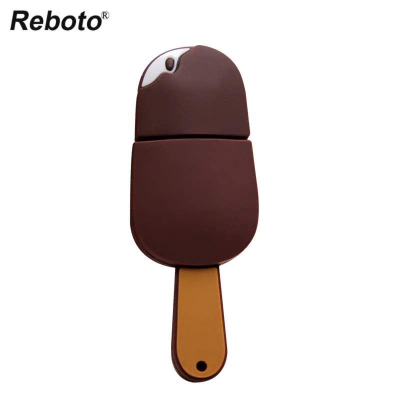 Cartoon Ice Cream Memory Stick 64GB 32GB 16GB 8GB USB 2.0 Pendrive Creative Mini Flash Disk Storage Devices Reboto U Disk