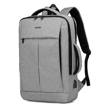 

Laptop Backpack Male Luminous With Charging Bag-Backpack Black Fashion For 15 Fabric Reflective Urban Waterproof Many Pockets