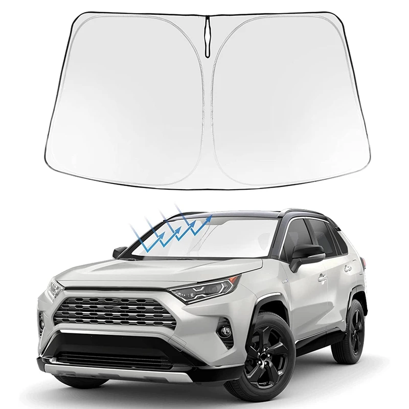 Car Windshield Sunshade Protector for Toyota RAV4 2019 2022 Hybrid