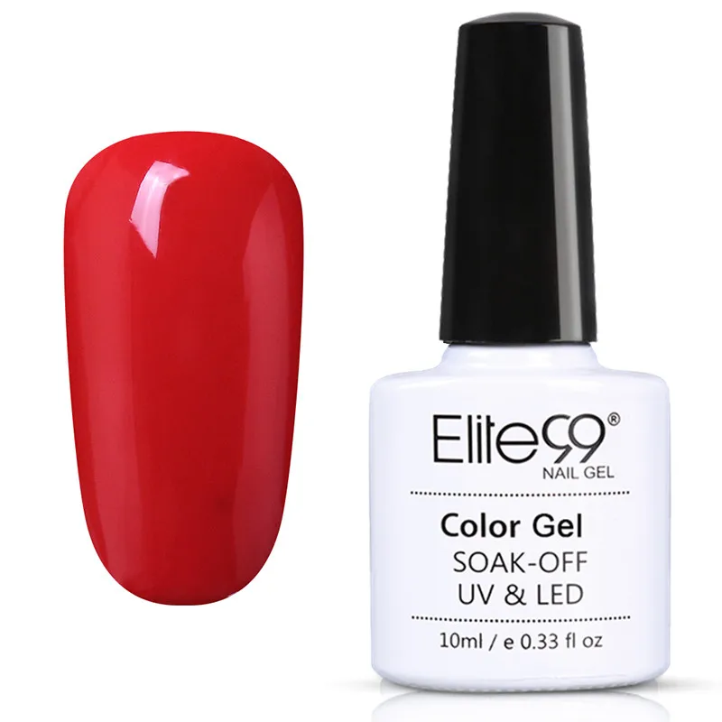 Elite99 Alcoholic Removal One Step Gel 10ml One Step UV Gel Varnish 3 in 1 Nail Polish LED Soak off Hybrid Long Last Gel Lacquer - Цвет: 0049