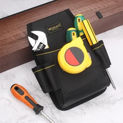Kesslaco Bolsa de herramientas para electricista, organizador de almacenamiento, bolso de cintura, bolso de viaje multiherramienta, cinturón de herramientas