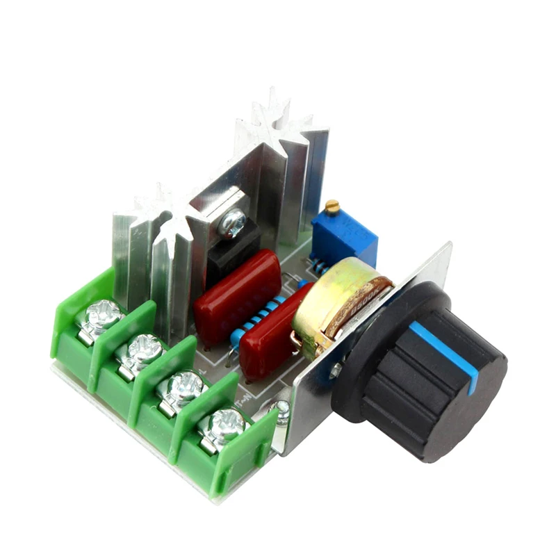 220V Voltage Regulator 2000W SCR Regulator Power Supply Adjustable Power Supply AC 220V LED Dimmer Adjustable Speed Controller