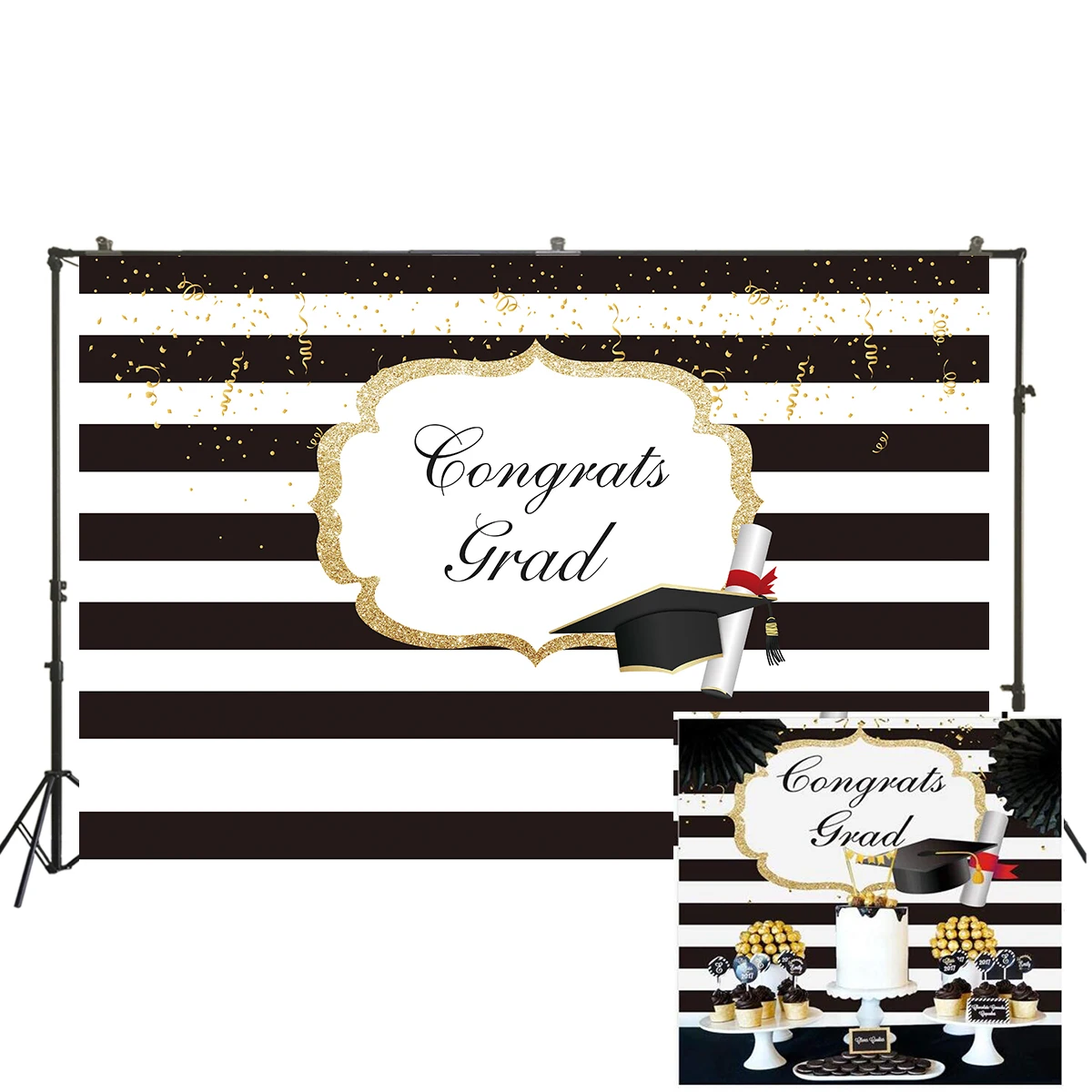 HUAYI Photography Backdrop Birthday Child Photo Background Graduation Season School Party Decor Booth W-2289 | Электроника