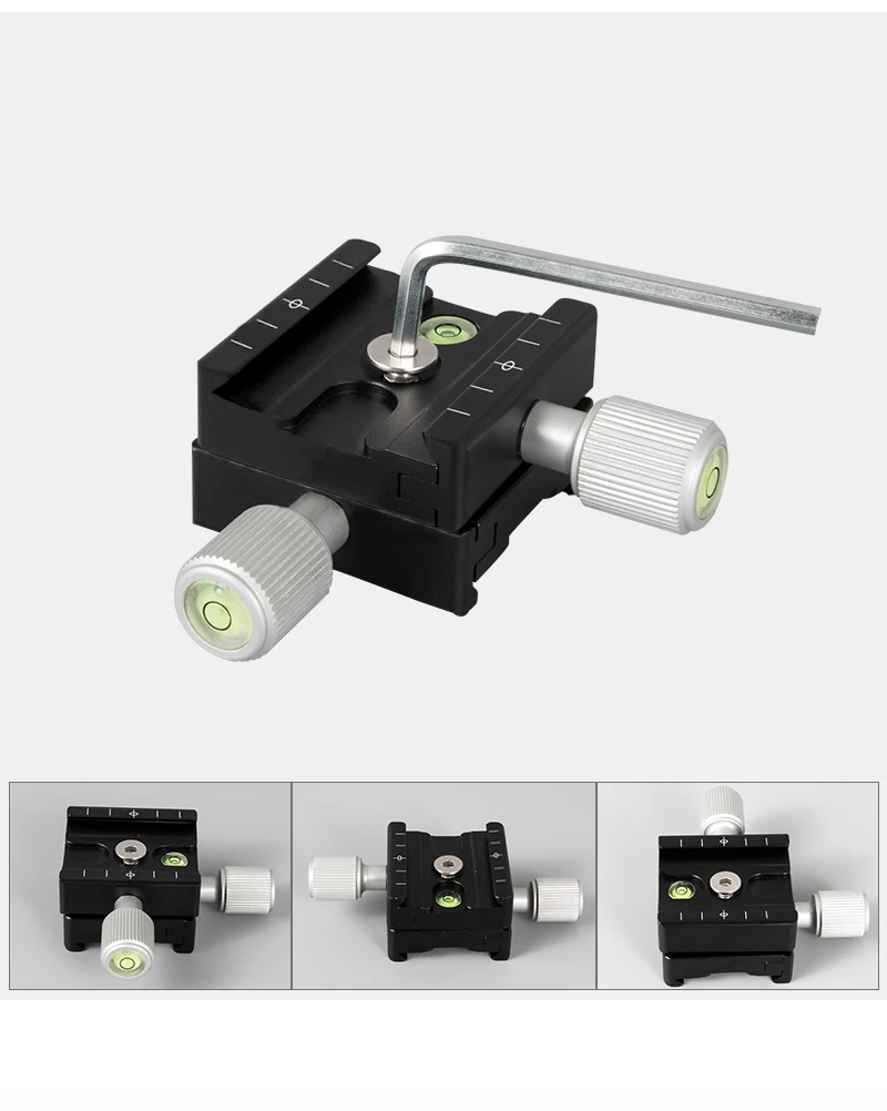de alumínio, liberação rápida, Splint Clamp para Arca Swiss, DSLR Camera