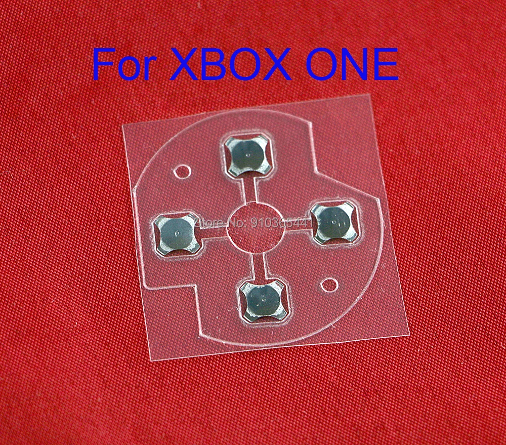 2 Pz/Lotto Per Xbox One Xboxone Controller D Pad D-Pad Metal Dome Snap Pcb Board Pulsanti Sostituzione Pellicola Conduttiva