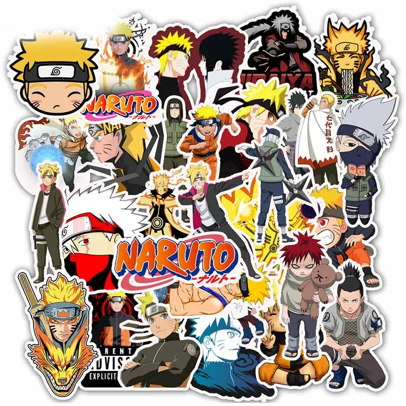 50 pcs Classic Cartoon Animated Character Game Sticker Lot Mobile Phone Window Wall Kids Toys Hydro Flask Skateboard Stickers - Цвет: 05