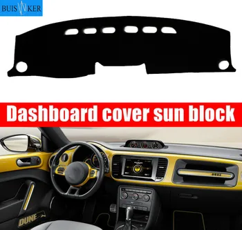 

For Volkswagen VW Beetle 2012 2013 2014 2015 2016 2017 Car Dashboard Cover Mat Pad Dash Sun Shade Instrument Carpet Accessories