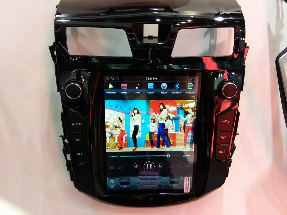 10 4 ''вертикальный экран Tesla Style Android 9 0 автомобильный DVD GPS плеер для Nissan Teana 2013 2014