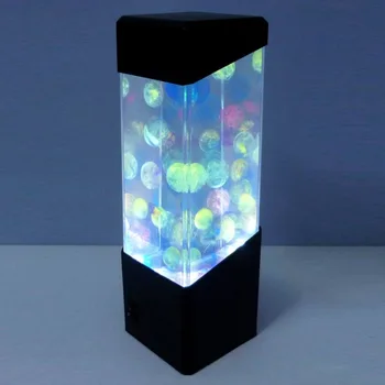 

LED Portable Jellyfish Water Ball Aquarium Tank LED Lights Lamp Relax Bedside Mood Light for Home Decoration Drop Shipping