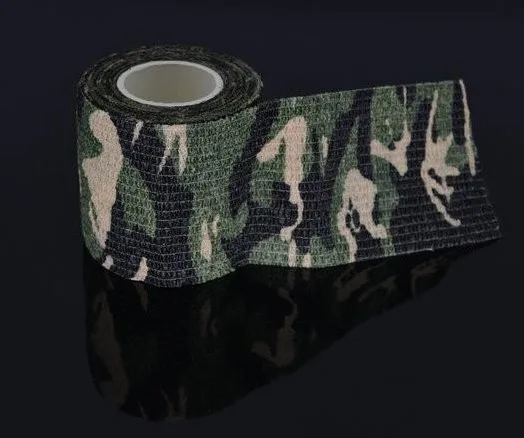 Camo Татуировка Sensi обертывание ручка Крышка Спортивная обертывание бинты рулоны-50 мм х 4,5 М-24 шт - Цвет: Camo