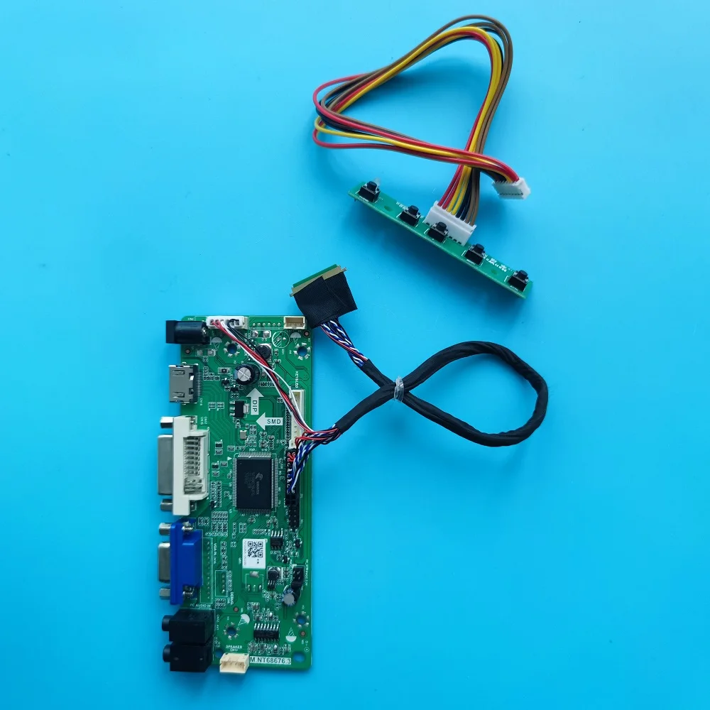 

Комплект B140XW02 V1/V0/V2/V3/V4/B140XW04 V0/B140XW03 V0/V2/V1 светодиодный ллера LED LCD 1366X768 DVI VGA экран LVDS 14 "M.NT68676