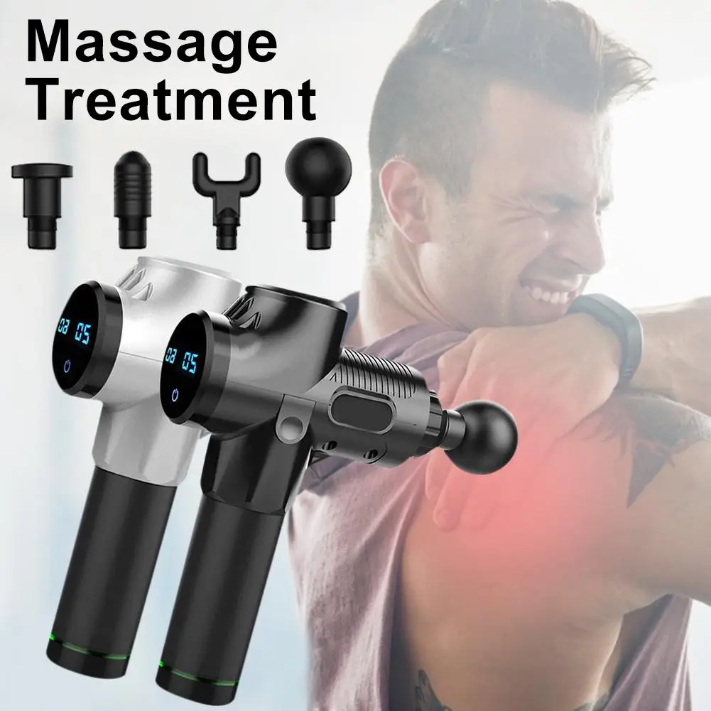 Professional Muscle Massage Cordless Deep Tissue Percussive Massage Treatment for Pain Relief Deep Tissue Massager Therapy Gun