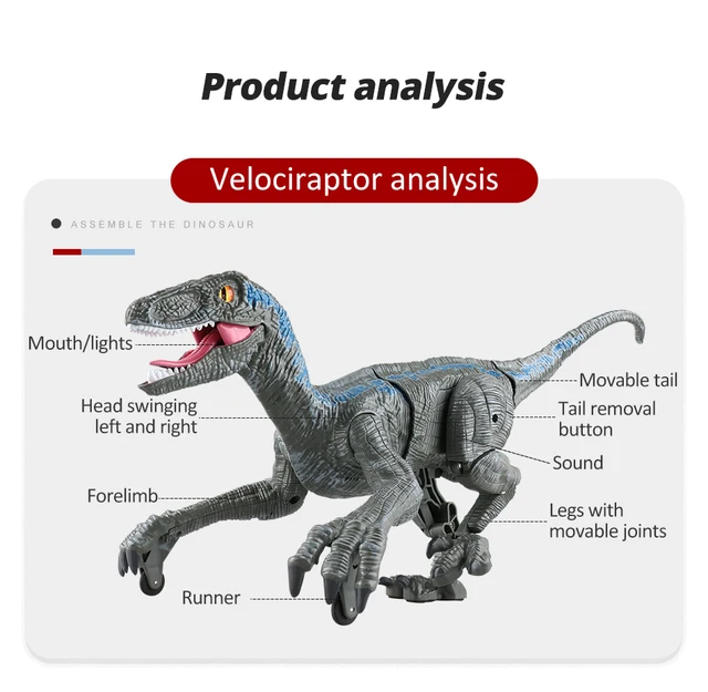 Dinosaur Toy Attractive Electric Joyful Boys Girls T-Rex Walking Animal Model Remote Control Christmas Gifts Interactive Game 2