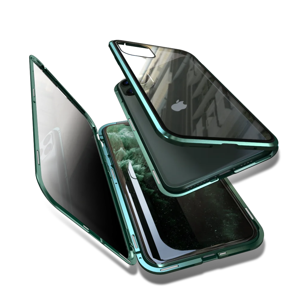 Защитный чехол с полным покрытием 360 для iPhone 11 Pro Max XS XR X 7 8 6 6S Plus магнитный
