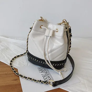 

Bucket Female Shoulder Crossbody Bags For Women 2020 Leather Famous Brand Luxury Handbags Designer Sac A Main Ladies Hand Sling