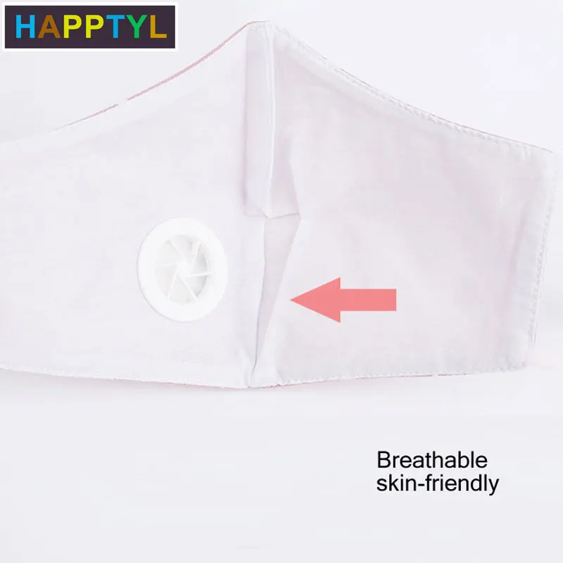 HAPPTYL 1 шт. Модная хлопковая маска для рта унисекс активированная ткань рта|Женские
