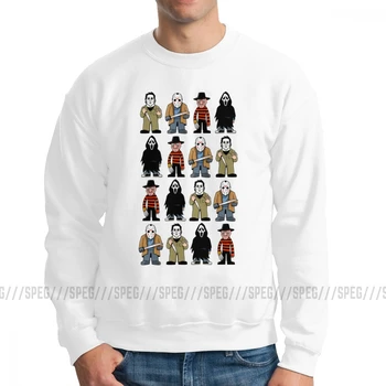 

Slashers Michael Myers Friday The 13th Horror Men's Sweatshirts Novelty 100% Cotton Crewneck Pullovers Designs Hoodie Apparel