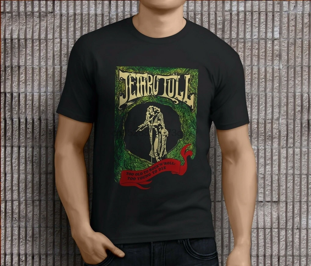 Новинка популярные мужские черные футболки JETHRO TULL Nightcap S-3XL Юмористическая