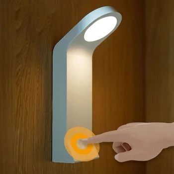 

LED Wall Lamp Portable Touch Switch Desktop Reading Light Waterproof Night Lighting Dining Room Bedroom Light Home Interior