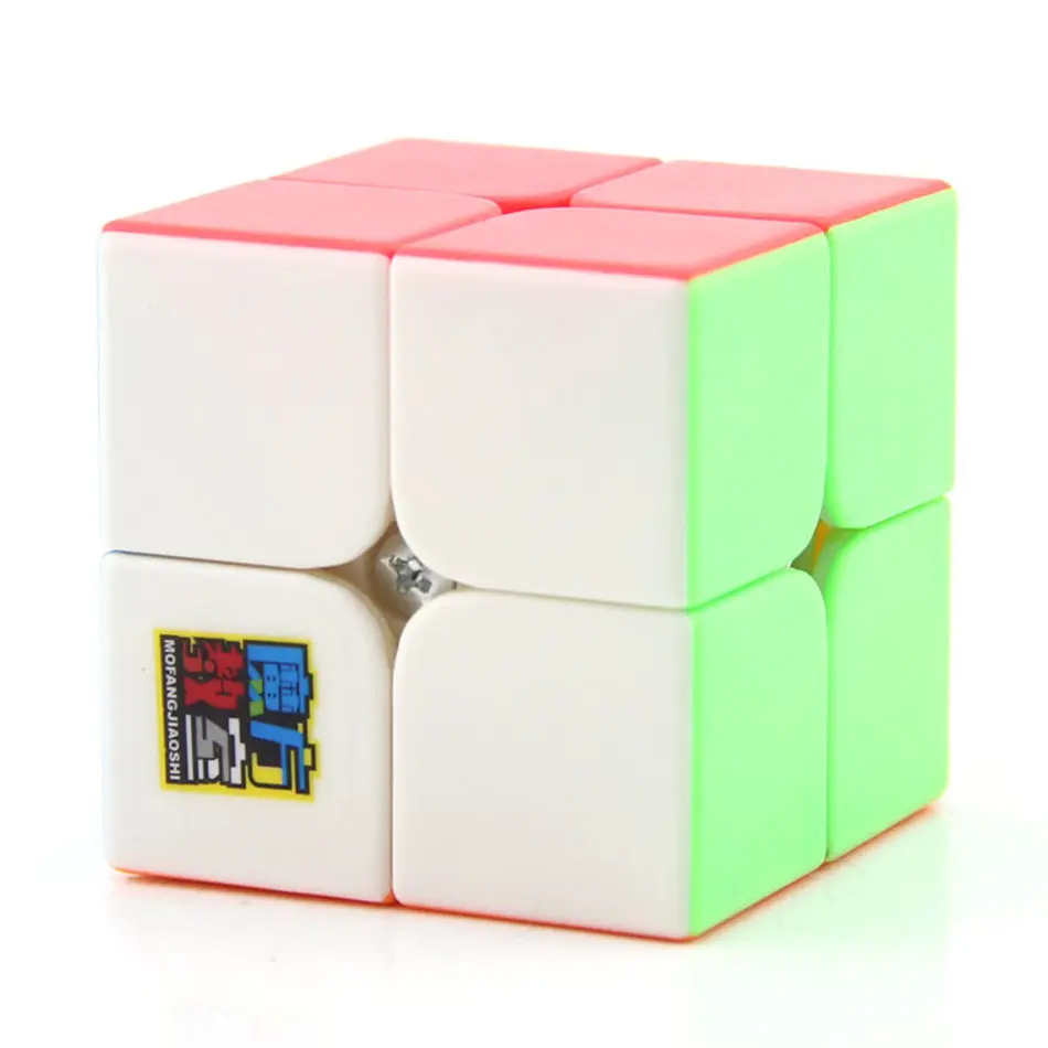 Мою mofangjiaoshi кубик рубика MF2s cube MF2s 2x2 куб Unified внутренняя и stickerless стиль инновационных механизм большие отверстия дизайн - Цвет: Stickerless