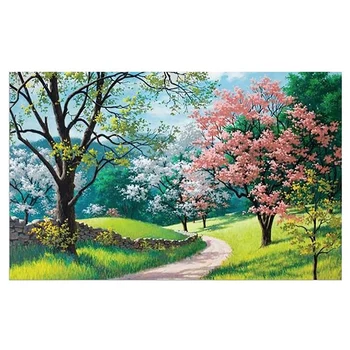 

Spring Country Road Jigsaw Puzzles 1000 Pieces for Adults Children's Puzzle Toy DIY Collectibles Modern Home Decoration