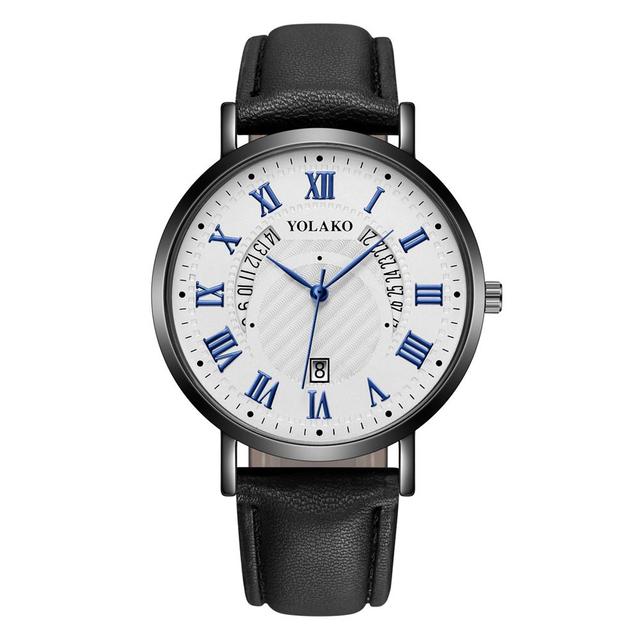 Mens Watches Top Brand Fashion Date Alloy Case Synthetic Leather Analog Quartz Sport for Men Relogio Masculino Reloj Hombres