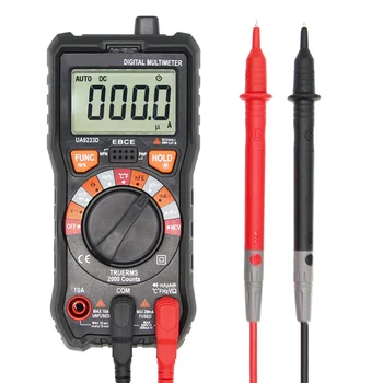 

1 Set New 2000 Auto Ranging Digital Multimeter True RMS Multi Tester AC/DC OHM Meter Digital Measuring Meter