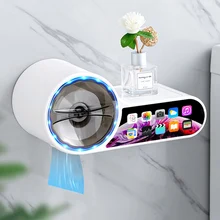 ONEUP-dispensador de aseo impermeable, soporte de papel higiénico, caja de pañuelos de papel de baño, rollo de pared, caja de almacenamiento de papel, accesorios de baño