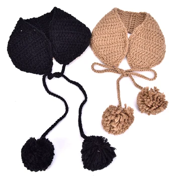 

Hot New Vintage Wool Ear Covers Cute Warm Knit Autumn Winter Girls Head Wear Accessories Solid Color With Ball Earmuffs