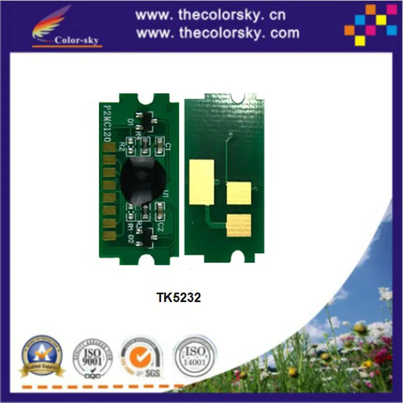 4 шт./лот лазерный принтер чип сброса картриджа с тонером для KYOCERA ECOSYS P5021cdn P5021cdw M5521cdn M5521cdw TK 5232(TY-TK5232