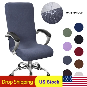 

9 Colors Modern Spandex Computer Chair Cover 100% Polyester Elastic Fabric Office Chair Cover Easy Washable Removeable