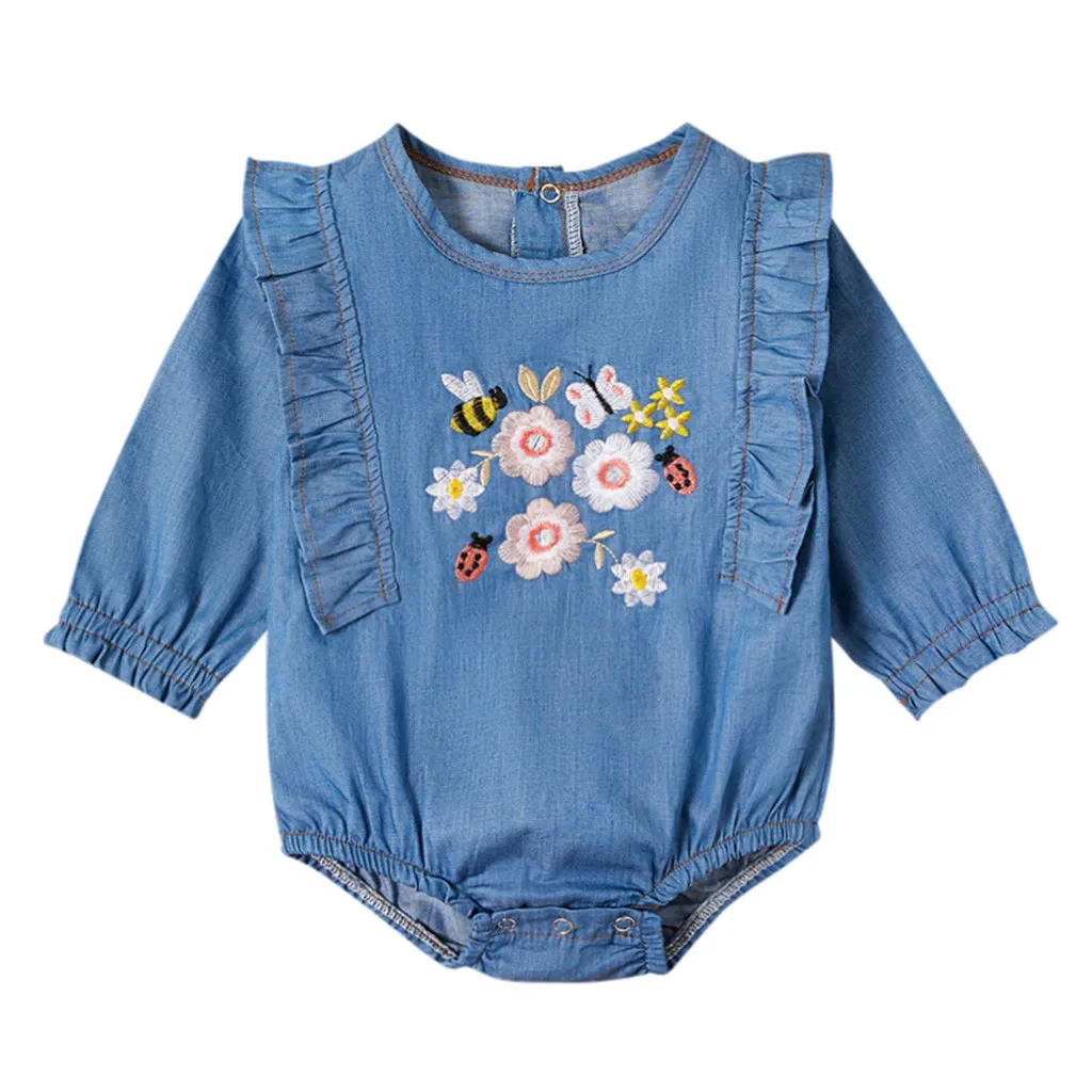 denim playsuit outfit