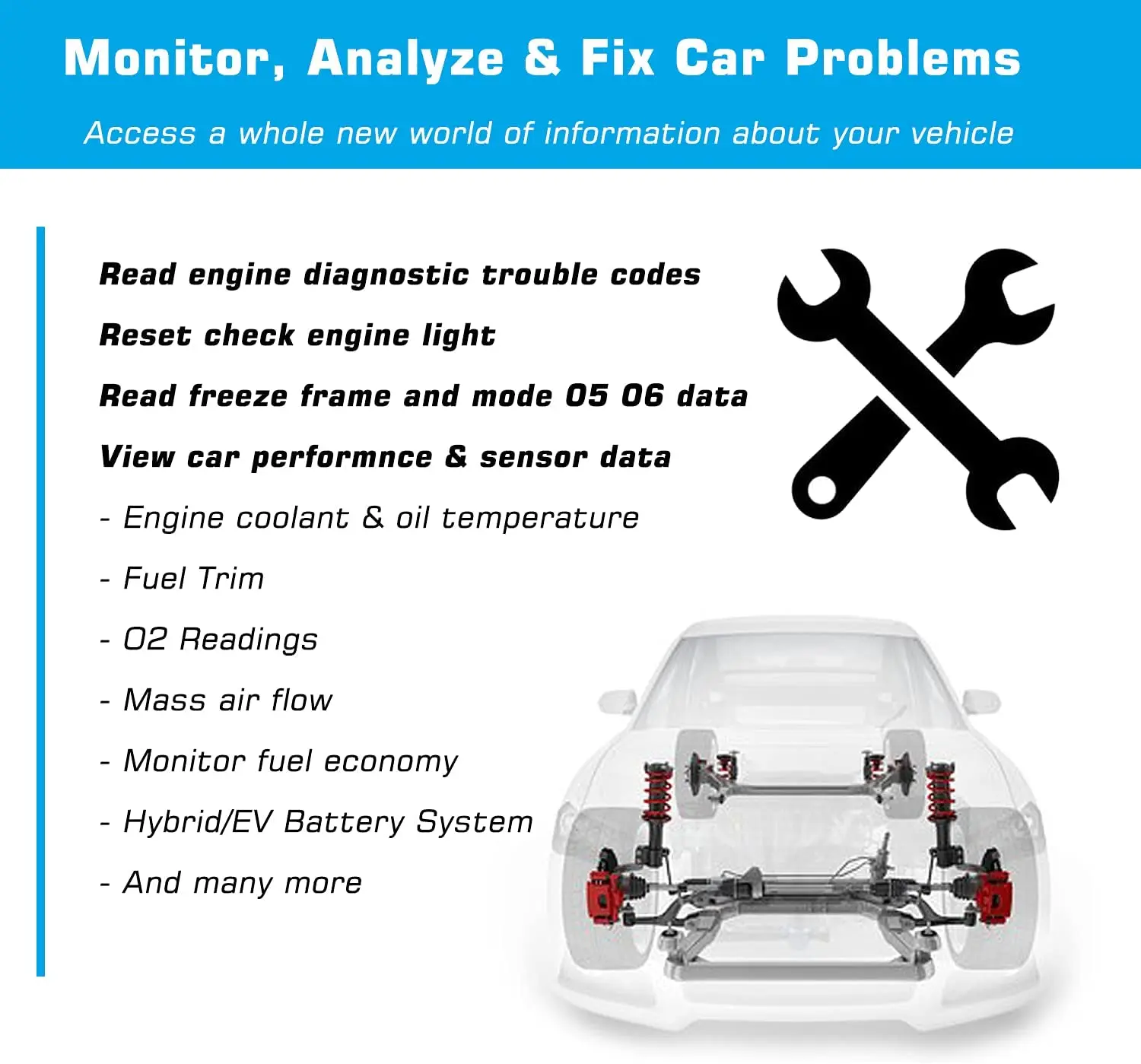Veepeak Mini Bluetooth OBD2 Scanner for Android, Car OBD II Diagnostic Scan Tool Check Engine Light Code Reader, Supports Torque 5
