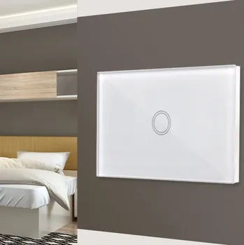 

High Quality 110-240V 120 Type Multi-Function 1 Gang Wall Light Switch Smart Touch Switch Switch Panel Home Hotel Office Supplie