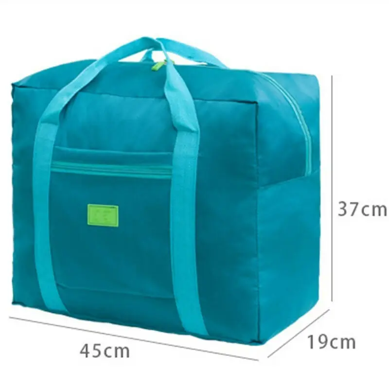 Waterproof Nylon Travel Bags Women Men Large Capacity Folding Duffle Bag Organizer Packing Cubes