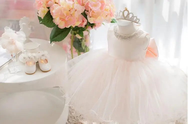 Платья невесты для маленьких девочек, детская юбка принцессы Детское платье торжественное платье для девочек свадебное платье пачка S