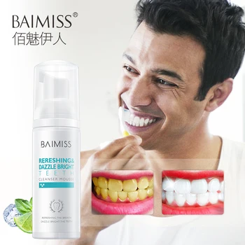 

BAIMISS Teeth Whitening Mousse Tooth Brighten Toothbrush Pen Cleaner Dental Tool Fresh Breath Plaque Stains Remover Oral Hygiene