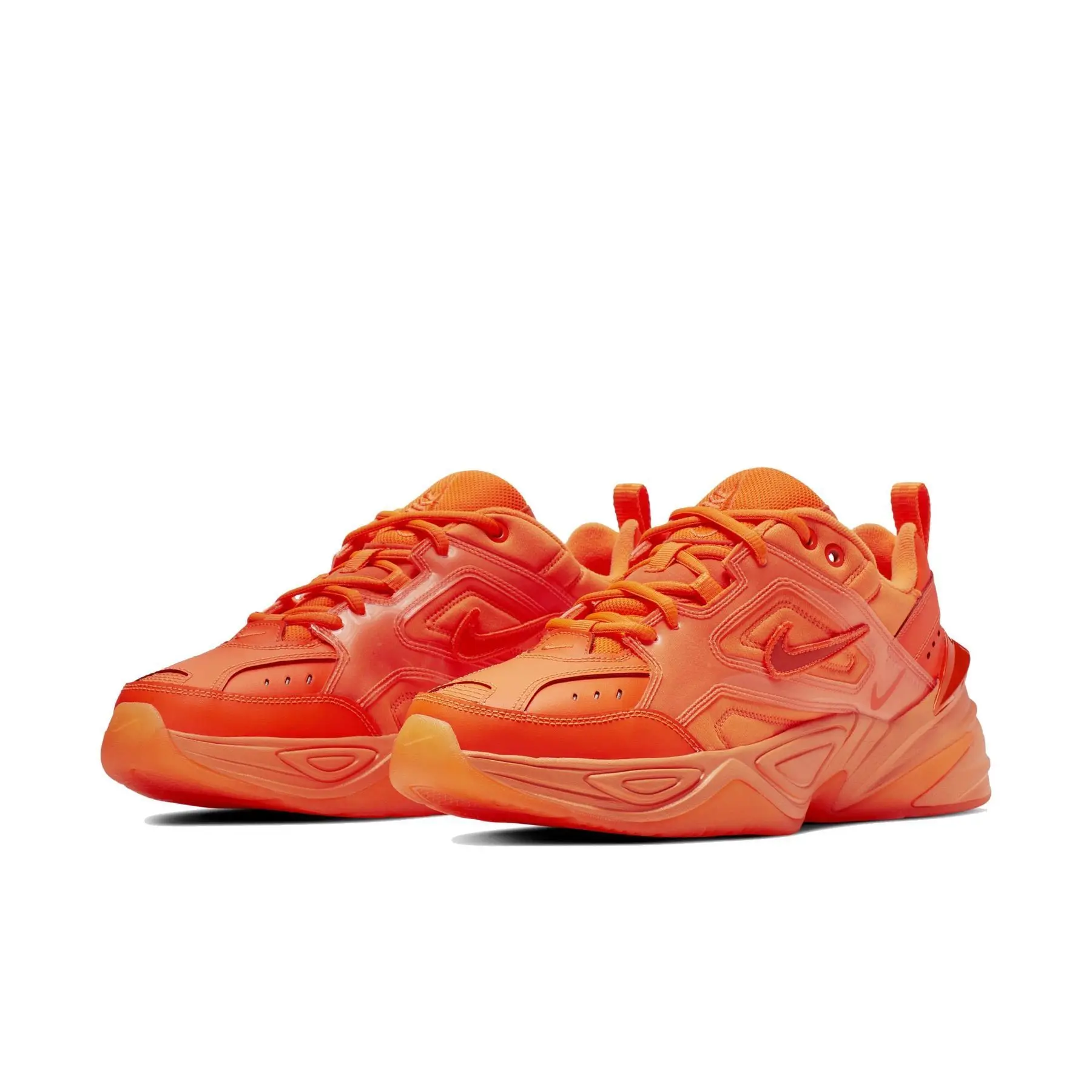 Оригинальные подлинные мужские кроссовки для бега Nike M2k Tekno, флуоресцентный зеленый тренд, спортивная обувь для улицы, новинка, CI5749