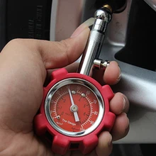 Аксессуары для манометра в шинах, портативный, высокая точность, функция сброса, металлический измерительный инструмент, 100 фунтов/кв. дюйм, автомобиль, грузовик, мотоцикл