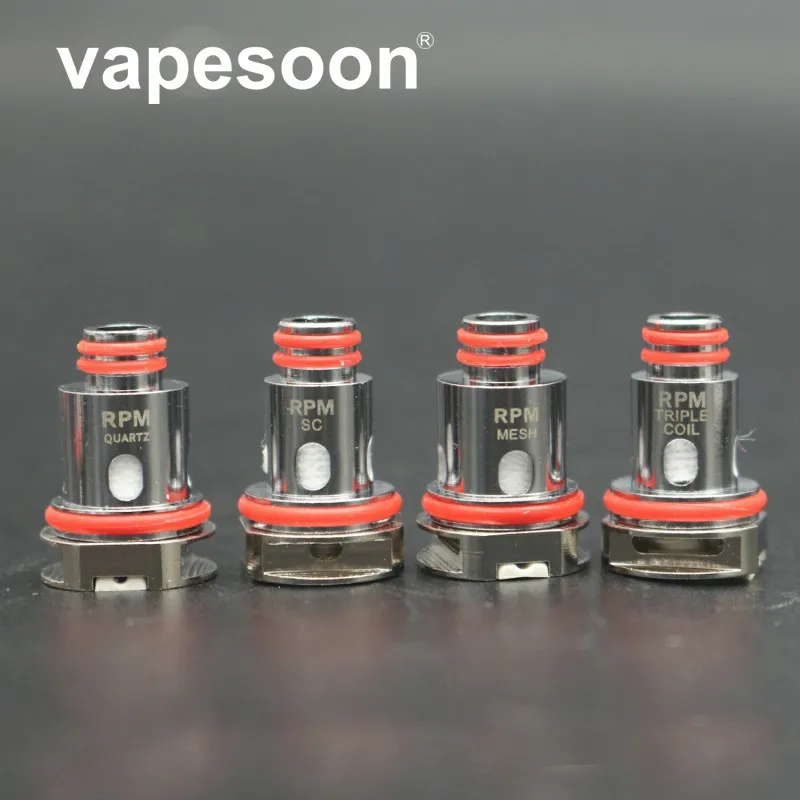 5 шт. RPMM40 Катушка сетки 0.4ohm тройной 0.6ohm SC 1.0ohm кварц 1.2ohm замена катушки для RPM40 комплект испаритель ядро атомайзера