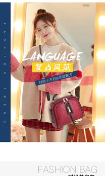 

WOMEN'S Bag 2020 New Style Foreign Trade Women's Handbag Stone Pattern Square Sling Bag Crossbody Bag