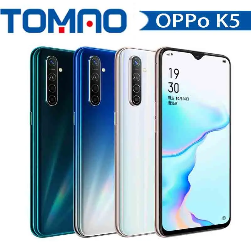 Мобильный телефон Oppo K5 4G LTE Snapdragon 730G Android 9,0 6," Super Amoled 8 ГБ ОЗУ 256 Гб ПЗУ МП 30 Вт Vooc зарядка