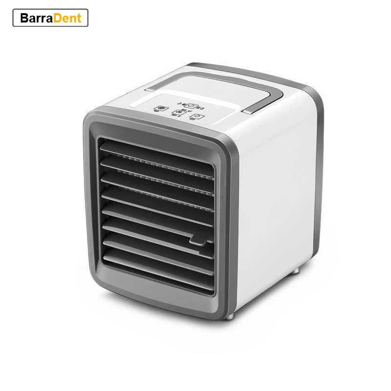 Personal Air Purifier USB Charging Air Conditioner Fan Mini Portable Refrigerator Air Cooler Nano Fan 300ml (White)