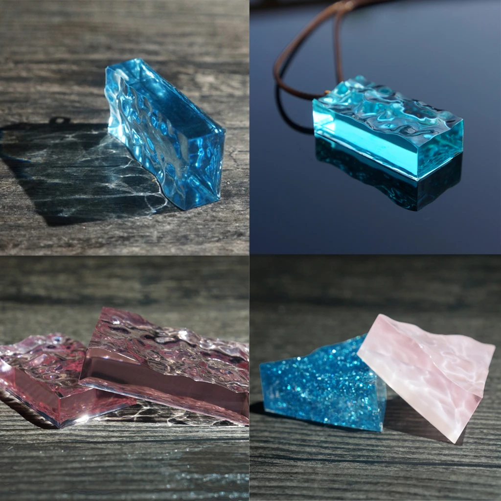 6 шт. DIY силиконовая форма для изготовления Подвески Создание украшений из каучука ручной работы формы подвески