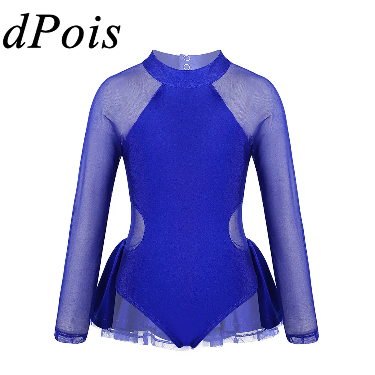 Lyrical Praise Ballet Dance Leotard Bodysuit Jumpsuit For Kids Girls Ballerina Mesh Tutu Open Back Ruffle Dancing Skirt Costume |