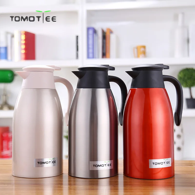 

304 Stainless Steel Double Layer Vacuum Insulated Carafe Insulated Cup Large Capacity Home Pitcher