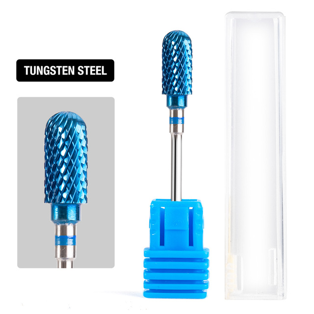 Dmoley Tungsten Carbide Nail Drill Bit Milling Cutter For Manicure Pedicure Nail Files Buffer Nail Art Equipment Accessory Tools