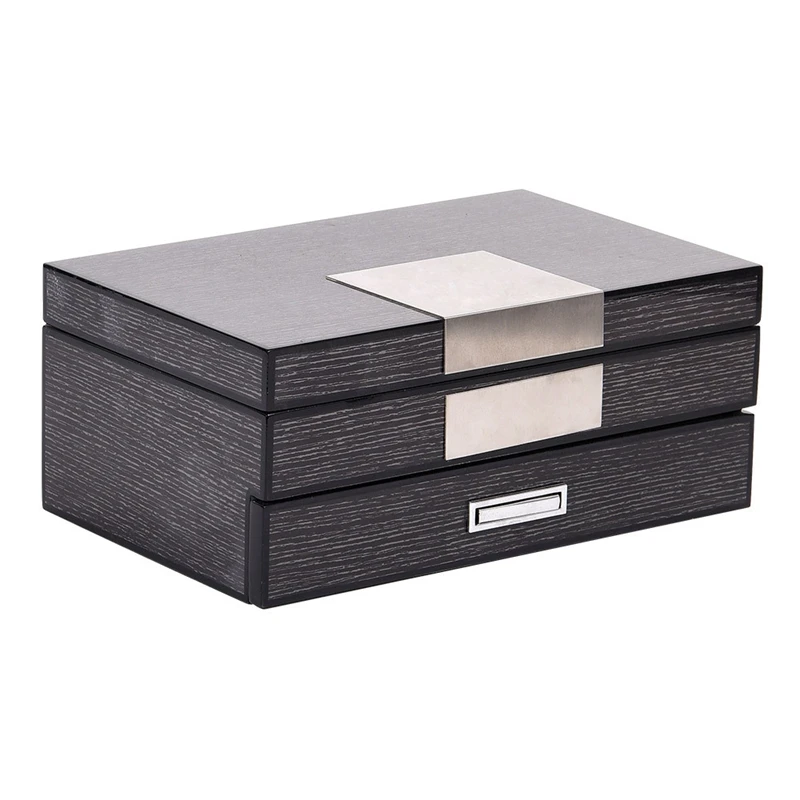 

Jewelry Box Large Capacity Piano Paint Storage Jewelry Box Earring Ring Necklace with Mirror Watch Jewelry Organizer