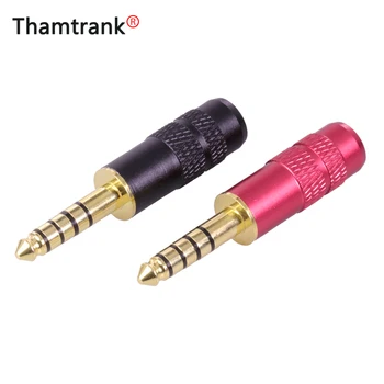 

100pcs 5 Pole 4.4mm Audio Connector High Quality Gold Plated 5 Pin 4.4mm Male Plug for Sony NW-WM1Z NW-WM1A AMP Player Headphone