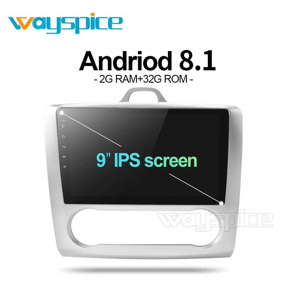 Автомобильный dvd Wayspice android 8 1 для Ford focus 2 EXI AT 2004 2005 2006 2007 2008 2009 Радио gps Мультимедиа |